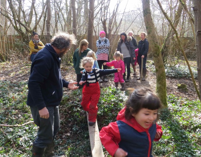 Tots back to school for woodland fun